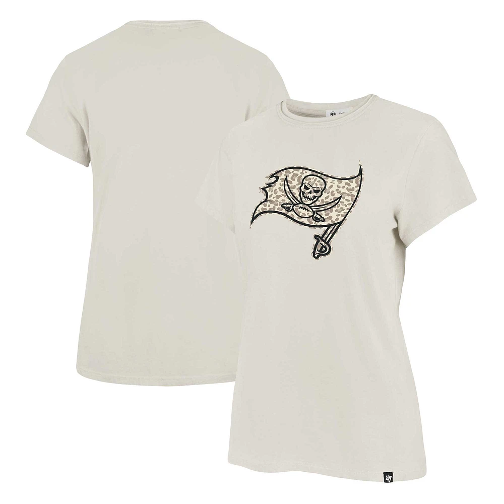 T-shirt Panthera Frankie des Buccaneers de Tampa Bay '47 pour femmes, crème