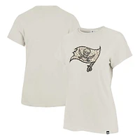 T-shirt Panthera Frankie des Buccaneers de Tampa Bay '47 pour femmes, crème