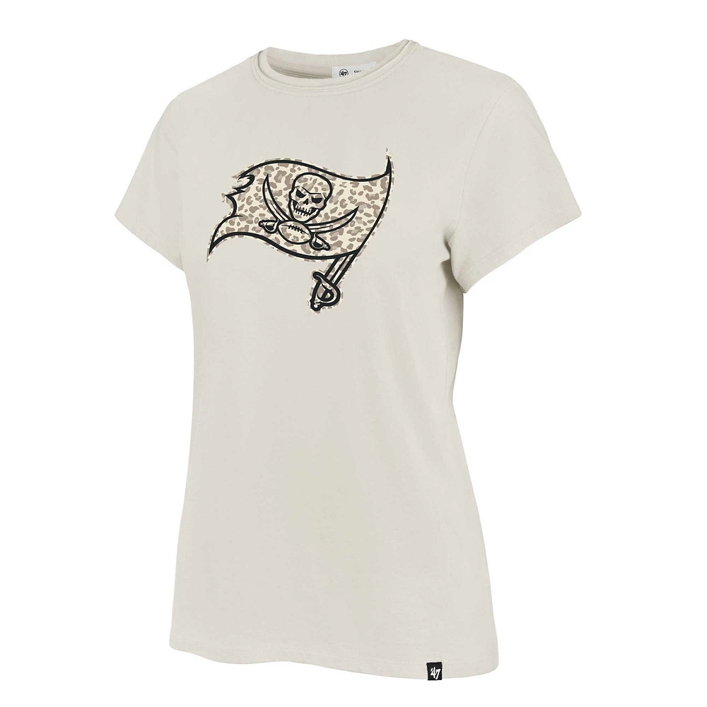 T-shirt Panthera Frankie des Buccaneers de Tampa Bay '47 pour femmes, crème