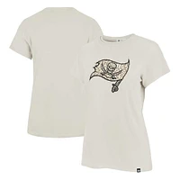 T-shirt Panthera Frankie des Buccaneers de Tampa Bay '47 pour femmes, crème