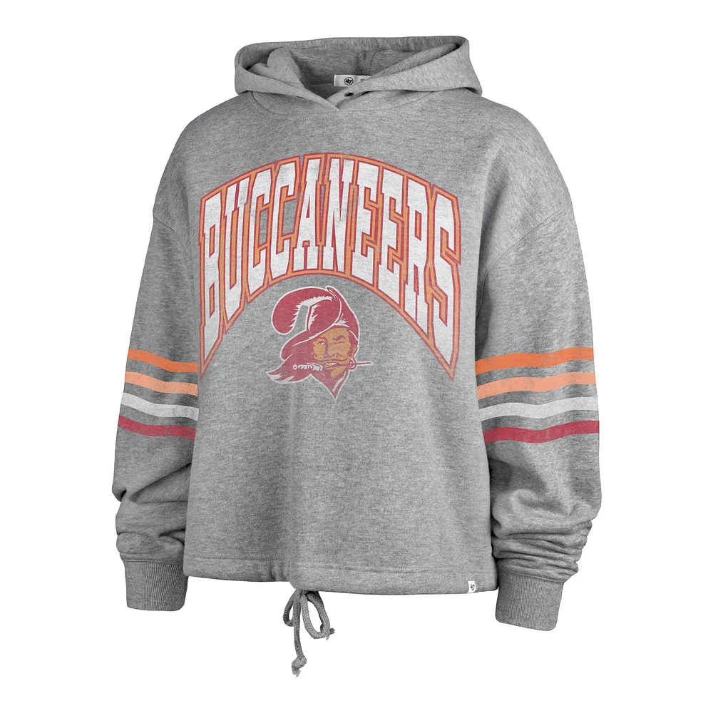 Sweat à capuche '47 Heather Grey Tampa Bay Buccaneers Upland Bennett pour femmes