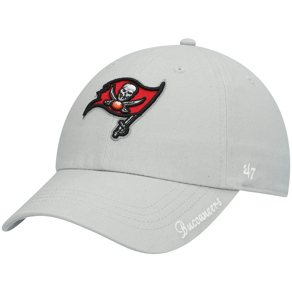 Women's '47 Pewter Tampa Bay Buccaneers Miata Clean Up Primary Adjustable Hat