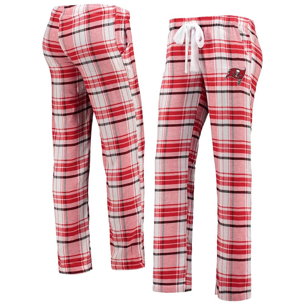 Women's Concepts Sport Red/Black Tampa Bay Buccaneers Accolade Flannel Pants