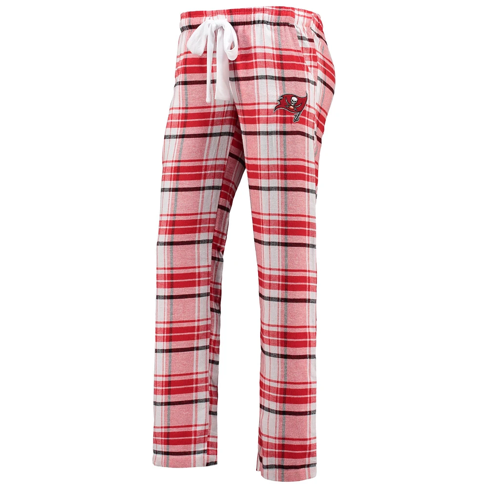 Women's Concepts Sport Red/Black Tampa Bay Buccaneers Accolade Flannel Pants