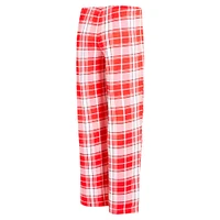 Women's Concepts Sport Red Tampa Bay Buccaneers Ashford Plaid Knit Pants