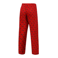 Women's Concepts Sport Red Tampa Bay Buccaneers Gauge Allover Print Sleep Pants