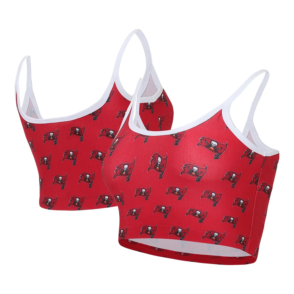 Women's Concepts Sport Red Tampa Bay Buccaneers Gauge Lounge Bralette