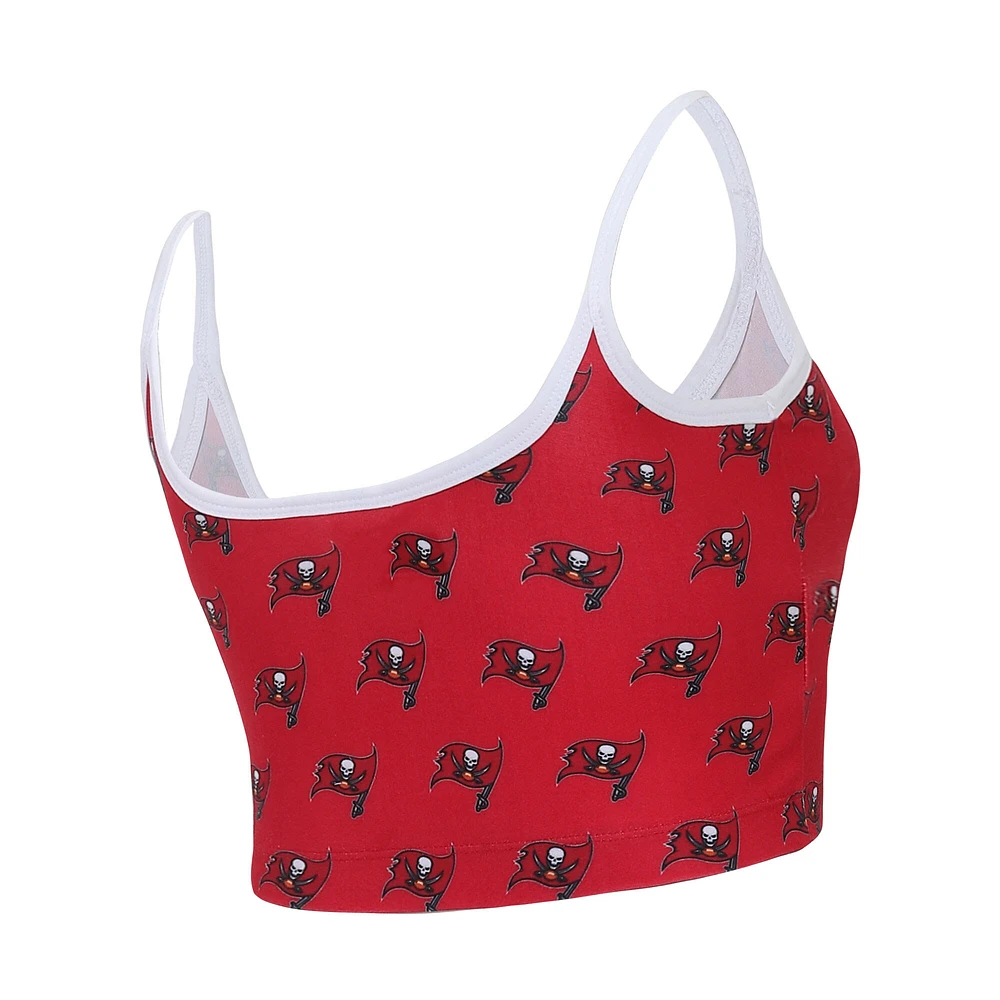 Concepts Sport Red Tampa Bay Buccaneers Gauge Lounge Brassière pour femme