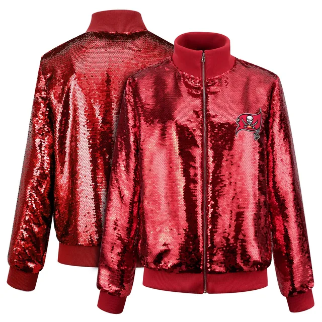 Women's Wear by Erin Andrews Burgundy Washington Commanders Bomber Full-Zip Jacket Size: Small