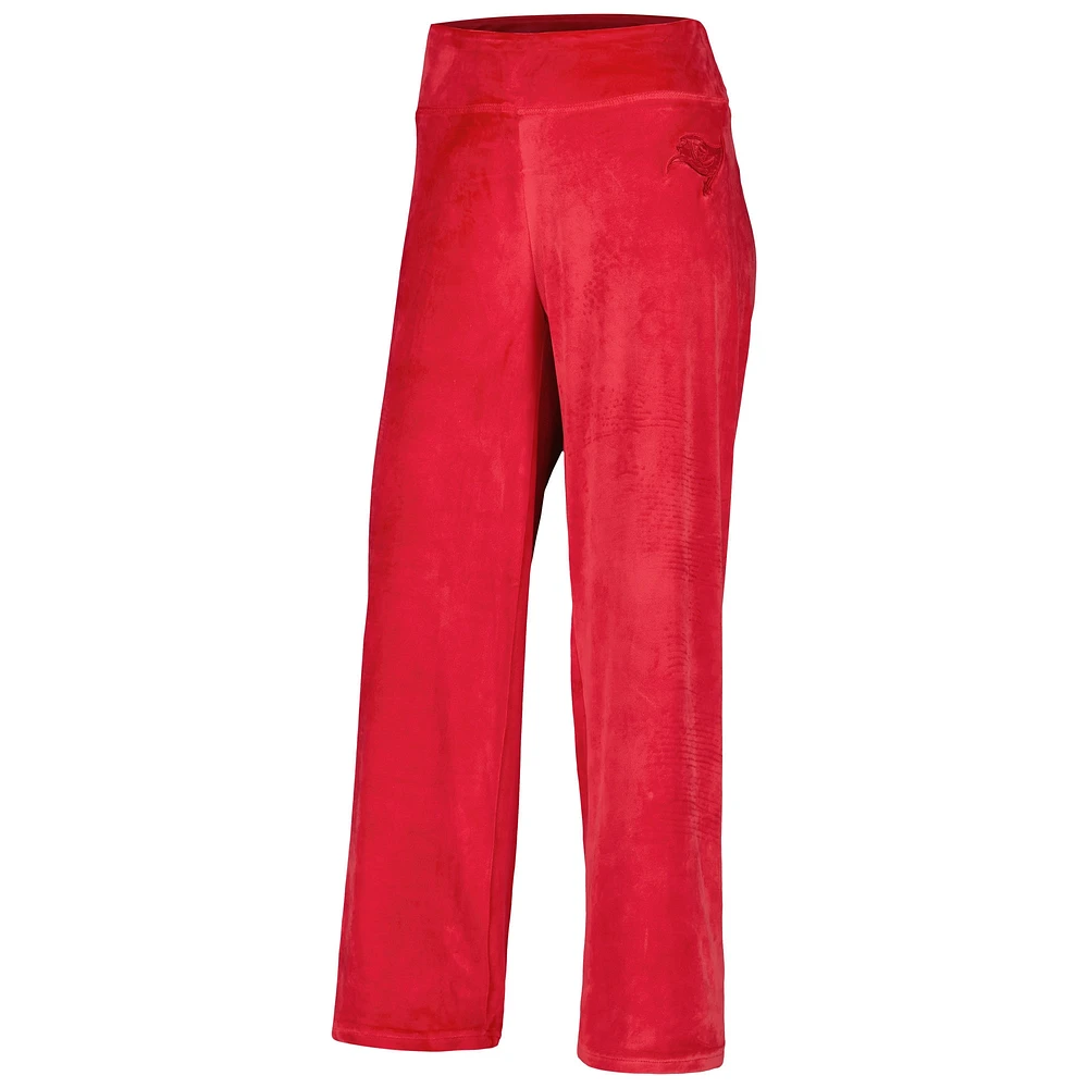 Pantalon demi droit DKNY Sport rouge Tampa Bay Buccaneers pour femmes