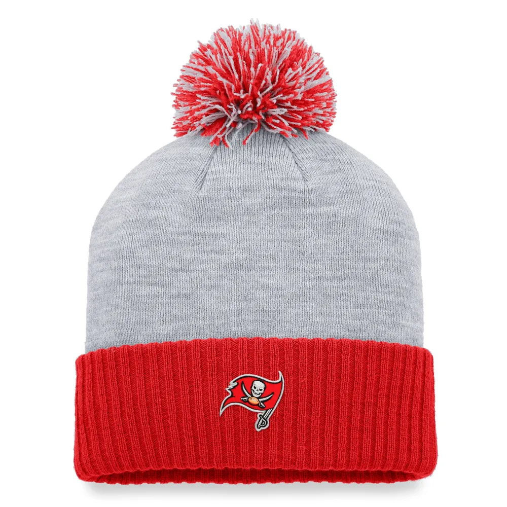 Lids Tampa Bay Buccaneers Fanatics Branded Women's Ash Cuffed Knit Hat with  Pom - Heather Gray