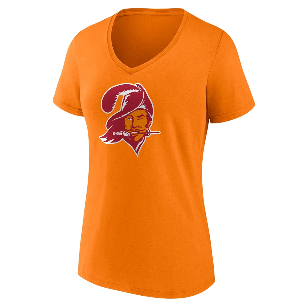 Fanatics pour femmes Chris Godwin Orange Tampa Bay Buccaneers Throwback Player Icon Nom et numéro T-shirt