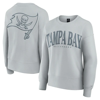 Women's Fanatics  Gray Tampa Bay Buccaneers Elements Pullover Sweatshirt