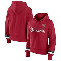 Sweat à capuche rouge Fanatics Tampa Bay Buccaneers pour femmes