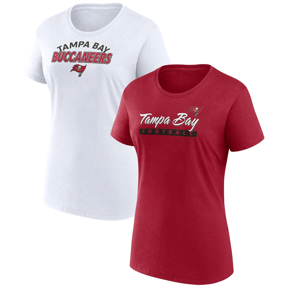 Pack combiné de t-shirts à risque Fanatics Tampa Bay Buccaneers pour femmes