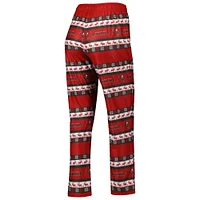 Women's FOCO Red Tampa Bay Buccaneers Holiday Ugly Pajama Set