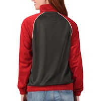 Women's G-III 4Her by Carl Banks Red Tampa Bay Buccaneers Backfield Raglan - Full-Zip Track Jacket