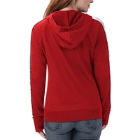 Women's G-III 4Her by Carl Banks Red Tampa Bay Buccaneers Game Changer - Full-Zip Hoodie
