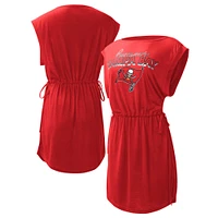 G-III 4Her pour femmes par Carl Banks Red Tampa Bay Buccaneers G.O.A.T. Couverture de maillot bain