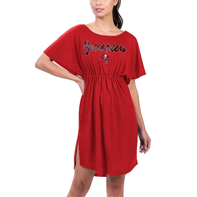 Women's G-III 4Her by Carl Banks Red Tampa Bay Buccaneers Versus Swim Cover-Up