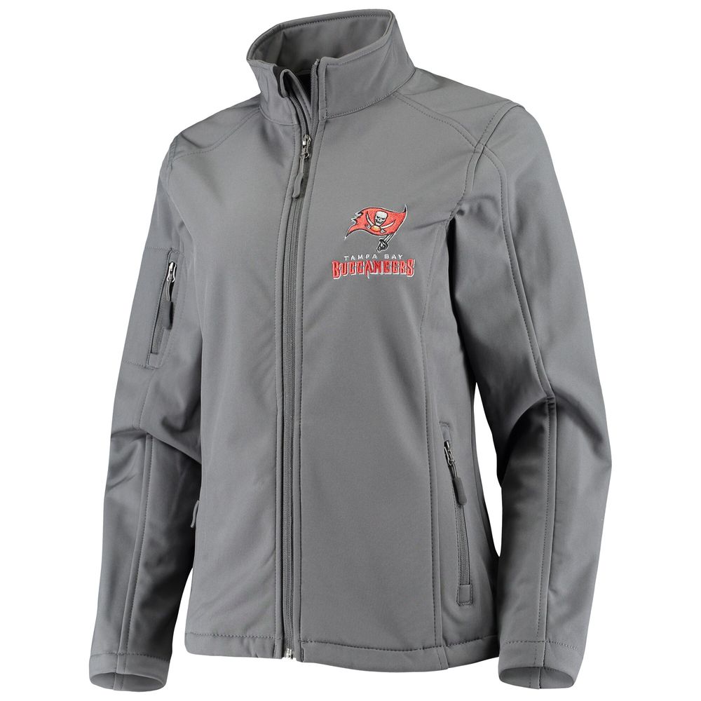 Women's Graphite Tampa Bay Buccaneers Full-Zip Sonoma Softshell Jacket