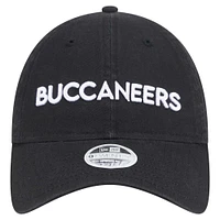 Casquette ajustable Cece 9TWENTY noire des Buccaneers de Tampa Bay de New Era pour femme