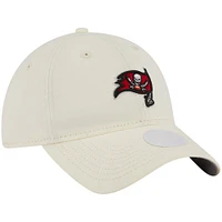 Casquette New Era Tampa Bay Buccaneers Core Classic 2.0 ajustable pour femme, crème