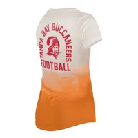 Women's New Era Orange Tampa Bay Buccaneers Classic V-Neck T-Shirt