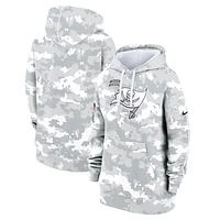 Women's Nike Arctic Camo Tampa Bay Buccaneers 2024 Salute To Service Club Fleece Oversized Pullover Hoodie