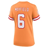 Maillot Femme Nike Baker Mayfield Orange Tampa Bay Buccaneers Throwback Game