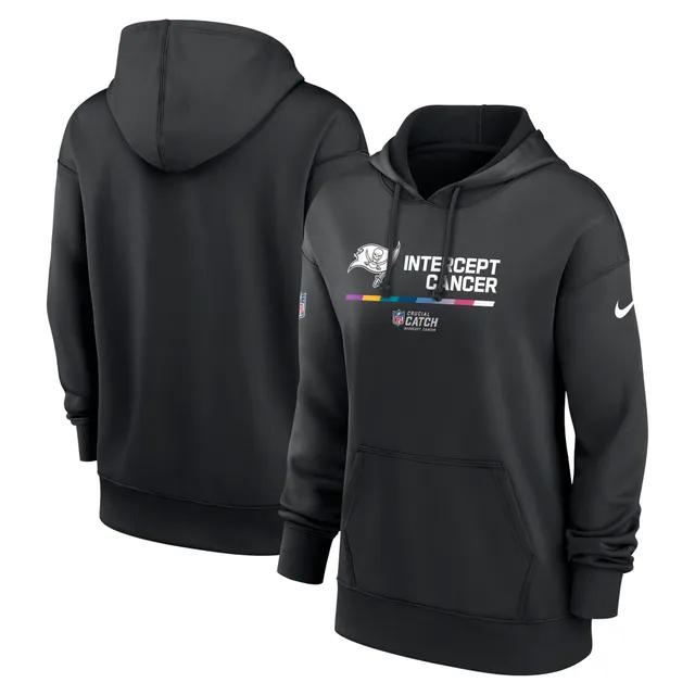 Nike Pewter Tampa Bay Buccaneers Sideline Stack Performance Pullover Hoodie