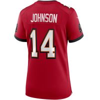 Women's Nike Brad Johnson Red Tampa Bay Buccaneers Game Retired Player Jersey