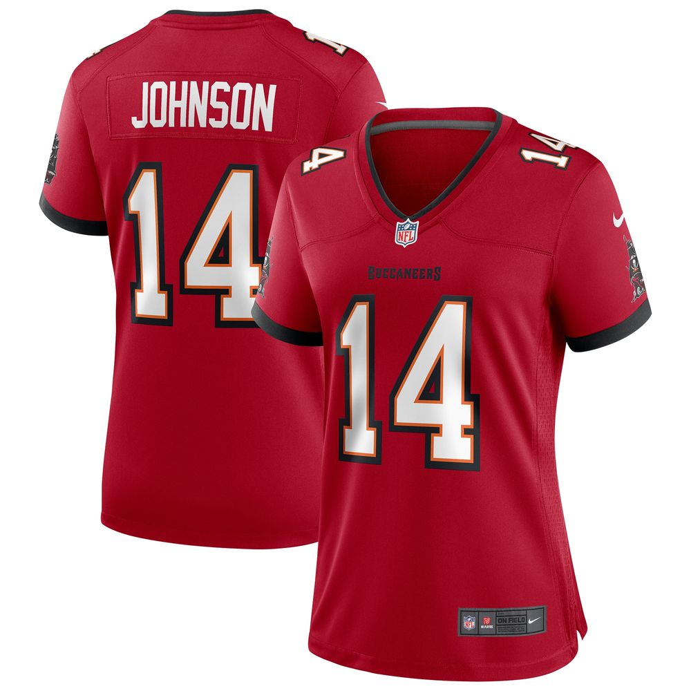 Women's Nike Brad Johnson Red Tampa Bay Buccaneers Game Retired Player Jersey