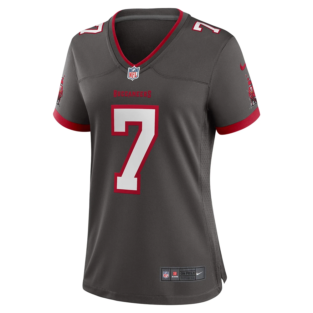 Women's Nike Bucky Irving  Pewter Tampa Bay Buccaneers Alternate Game Jersey