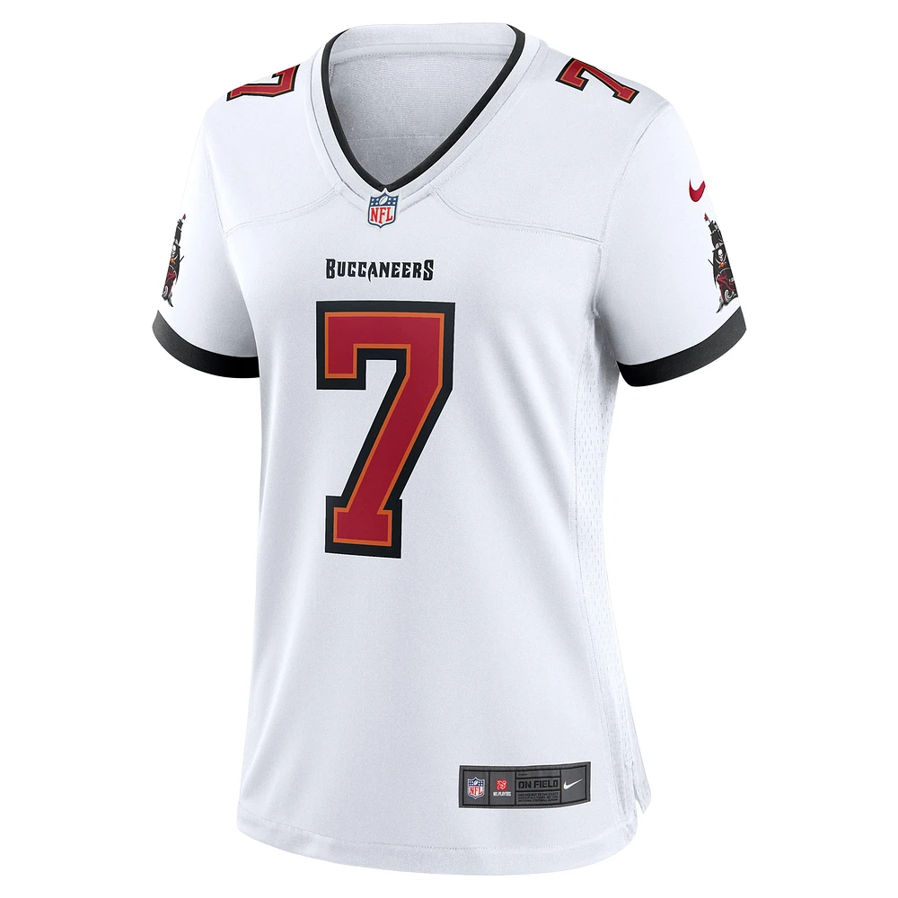 Maillot de match Nike Bucky Irving blanc des Buccaneers Tampa Bay pour femme