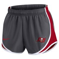 Women's Nike Charcoal Tampa Bay Buccaneers Logo Performance Tempo Shorts