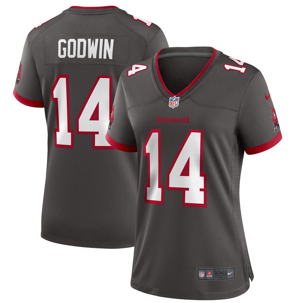 Women's Nike Chris Godwin Pewter Tampa Bay Buccaneers Alternate Game Jersey