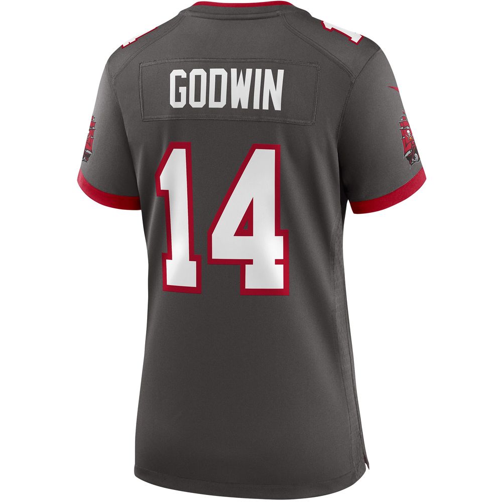 Women's Nike Chris Godwin Pewter Tampa Bay Buccaneers Alternate Game Jersey