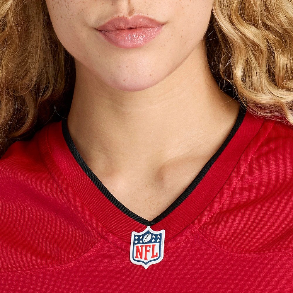 Women's Nike Derrek Pitts  Red Tampa Bay Buccaneers Game Jersey