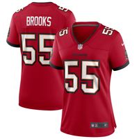 Women's Nike Derrick Brooks Red Tampa Bay Buccaneers Game Retired Player Jersey