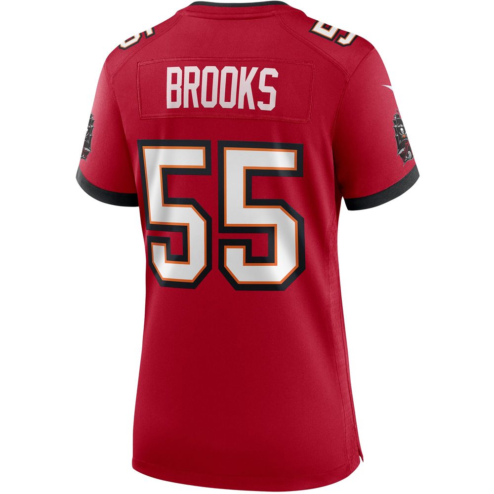 Women's Nike Derrick Brooks Red Tampa Bay Buccaneers Game Retired Player Jersey