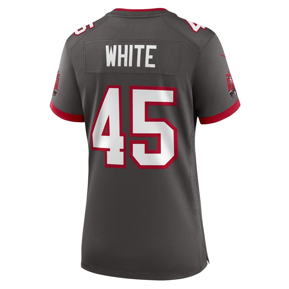 Women's Nike Devin White Pewter Tampa Bay Buccaneers Game Jersey