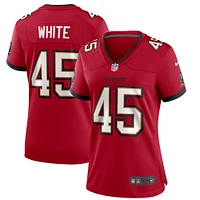 Maillot de joueur match Nike Devin des Tampa Bay Buccaneers pour femme, blanc et rouge