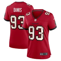 Women's Nike Eric Banks  Red Tampa Bay Buccaneers Game Jersey