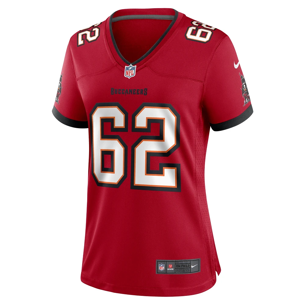 Maillot de match Nike Graham Barton Tampa Bay Buccaneers pour femme, rouge