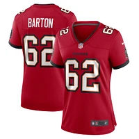 Maillot de match Nike Graham Barton Tampa Bay Buccaneers pour femme, rouge