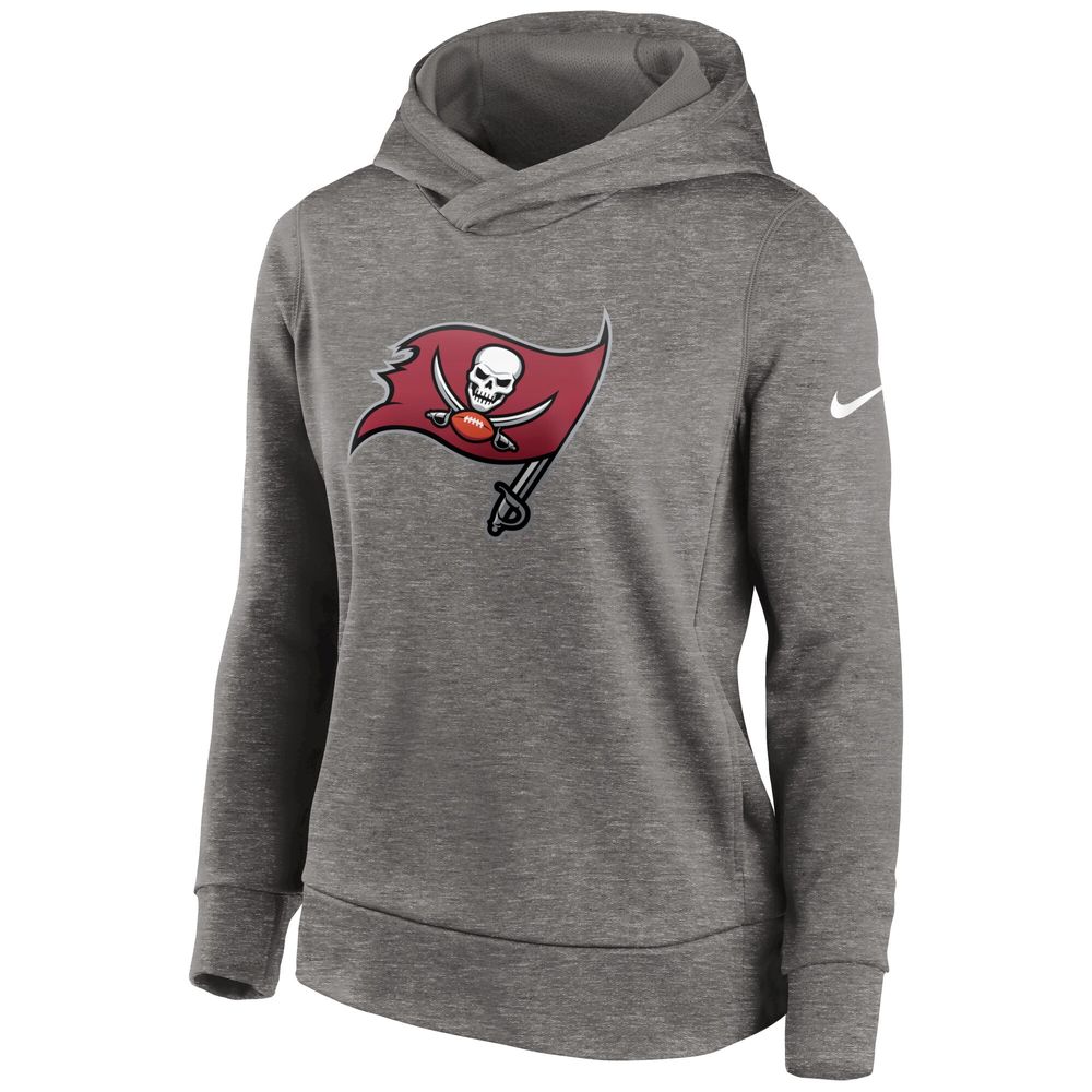 Nike Women's Nike Heathered Charcoal Tampa Bay Buccaneers Team Performance  Pullover Hoodie