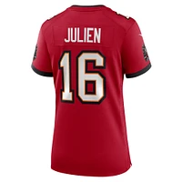 Maillot Nike Jake Julien rouge pour femme des Buccaneers de Tampa Bay
