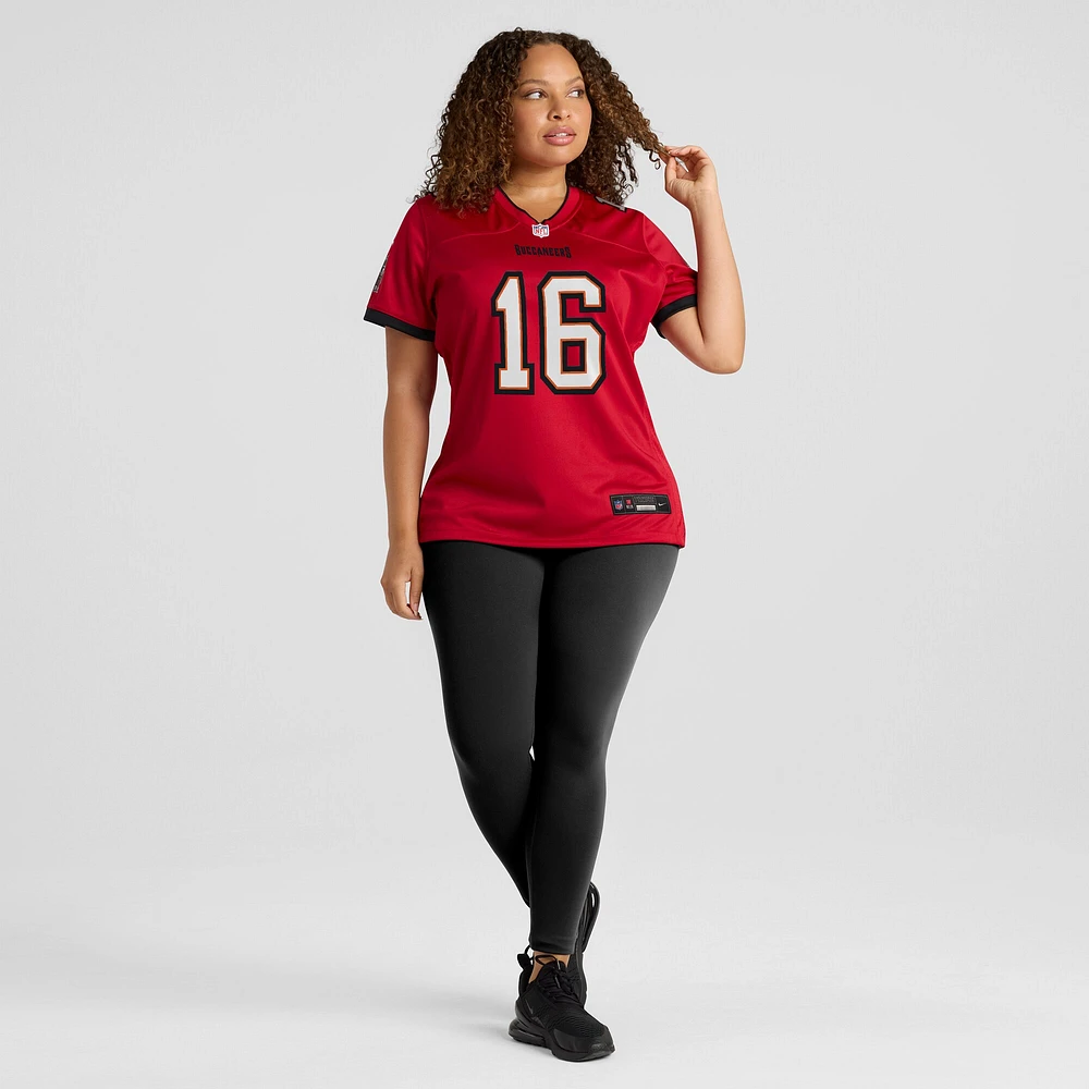 Maillot Nike Jake Julien rouge pour femme des Buccaneers de Tampa Bay
