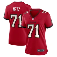 Maillot de match Nike Lorenz Metz Tampa Bay Buccaneers pour femme, rouge